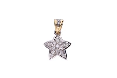 Ciondolo a stellina con diamanti - Asta di San Valentino