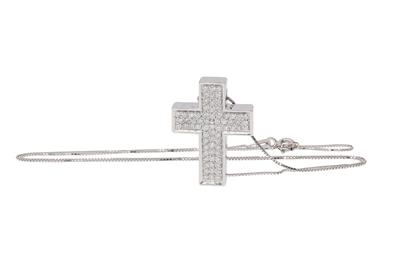 Collana con ciondolo con diamanti - Asta di San Valentino