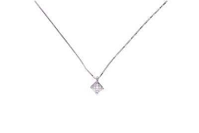 Collier punto luce con diamante - Asta di San Valentino
