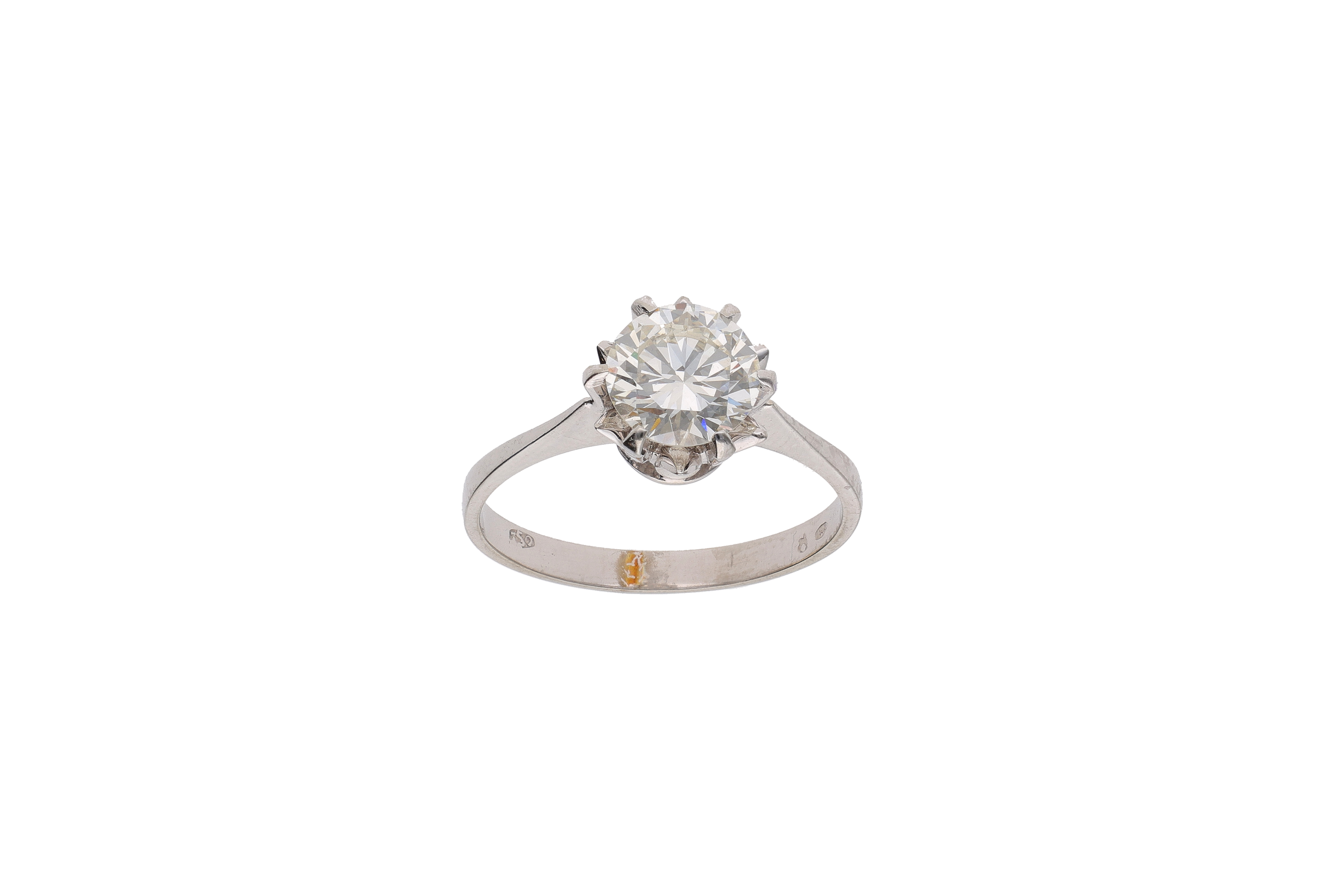 Anello con diamante - Asta Preziosi