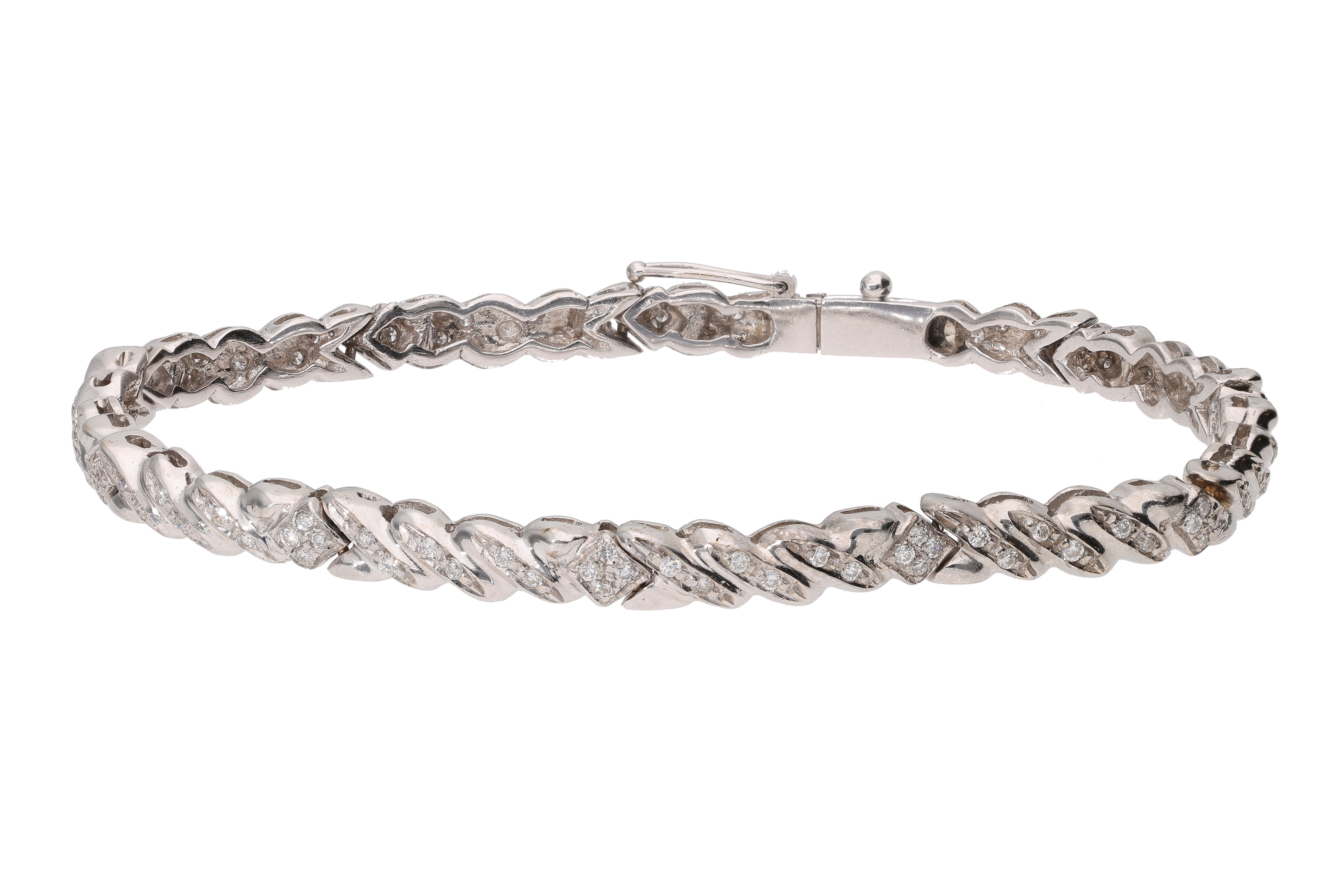 Bracciale con diamanti - Asta Preziosi