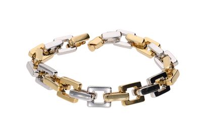 Bracciale a maglie alternate - Asta Preziosi Bracciale a maglie alternate - Asta Preziosi