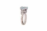 Anello con diamanti e acquamarina - Asta Preziosi Anello con diamanti e acquamarina - Asta Preziosi