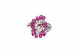 Anello con diamanti e rubini - Asta Preziosi Anello con diamanti e rubini - Asta Preziosi