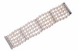 Bracciale con perle coltivate e diamanti - Asta Preziosi Bracciale con perle coltivate e diamanti - Asta Preziosi