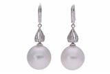 Orecchini con perle mari del sud e diamanti - Asta Preziosi Orecchini con perle mari del sud e diamanti - Asta Preziosi