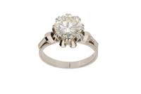 Anello con diamante - Vintage mania Anello con diamante - Vintage mania