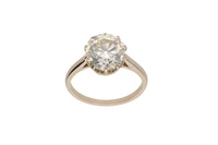 Anello con diamante - Vintage mania