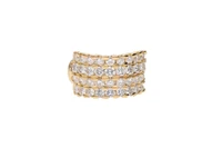 Anello con diamanti - Vintage mania