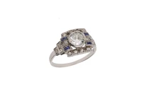 Anello con diamanti e pietre - Vintage mania Anello con diamanti e pietre - Vintage mania