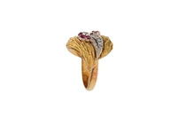 Anello con rubini e diamanti - Vintage mania Anello con rubini e diamanti - Vintage mania