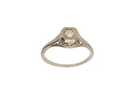 Belais, anello con diamante - Vintage mania