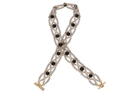 Bracciale con perline e pietre - Vintage mania