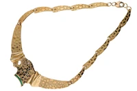 Collier con smeraldi, diamante e smalti - Vintage mania Collier con smeraldi, diamante e smalti - Vintage mania
