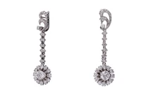 Orecchini con diamanti - Vintage mania Orecchini con diamanti - Vintage mania