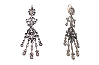 Orecchini con diamanti - Vintage mania Orecchini con diamanti - Vintage mania