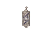 Pendente con diamanti e pietre - Vintage mania Pendente con diamanti e pietre - Vintage mania