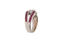 Salvini, anello con rubini e diamanti - Vintage mania