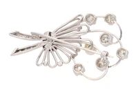Spilla con diamanti e perla coltivata - Vintage mania Spilla con diamanti e perla coltivata - Vintage mania