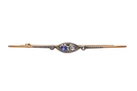 Spilla con diamanti e pietra - Vintage mania Spilla con diamanti e pietra - Vintage mania