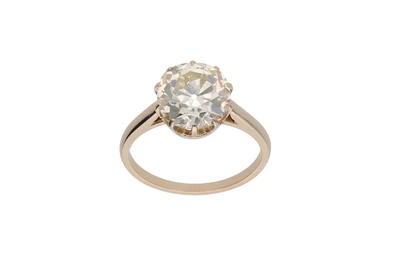 Anello con diamante - Vintage mania