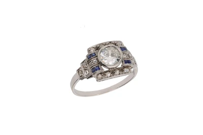 Anello con diamanti e pietre - Vintage mania Anello con diamanti e pietre - Vintage mania