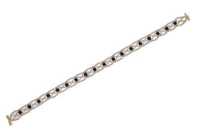 Bracciale con perline e pietre - Vintage mania