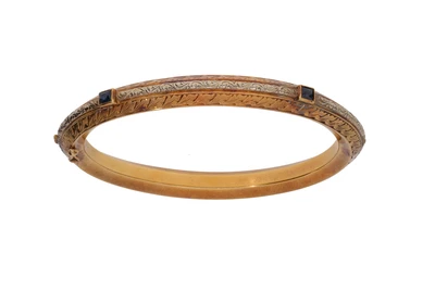 Bracciale rigido con zaffiri - Vintage mania Bracciale rigido con zaffiri - Vintage mania