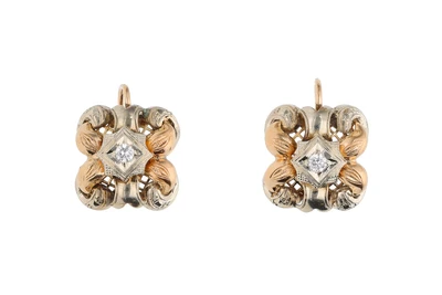 Orecchini con diamanti - Vintage mania Orecchini con diamanti - Vintage mania