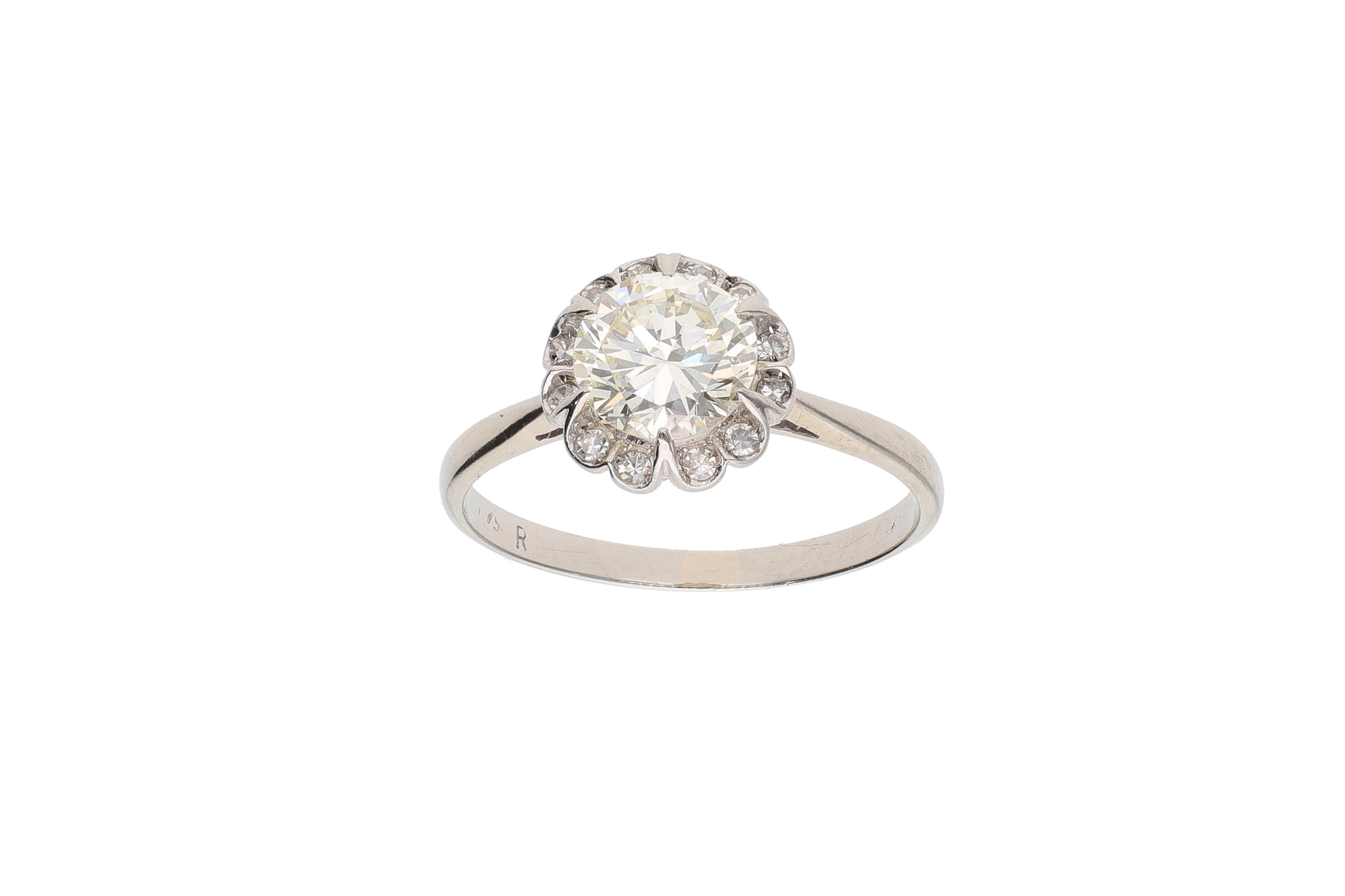 Anello con diamanti - Vintage mania