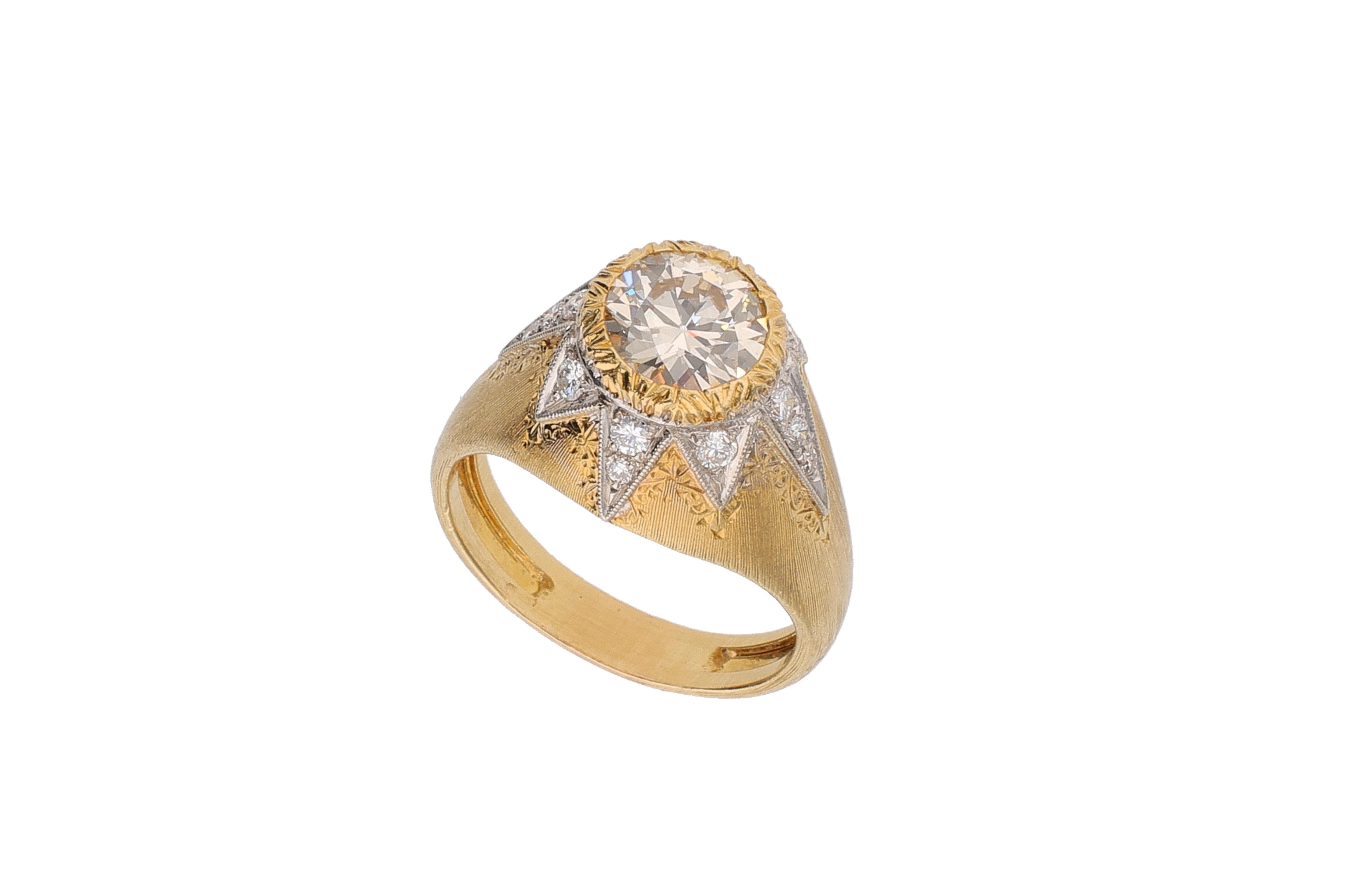 Mario Buccellati, anello con diamanti - Vintage mania