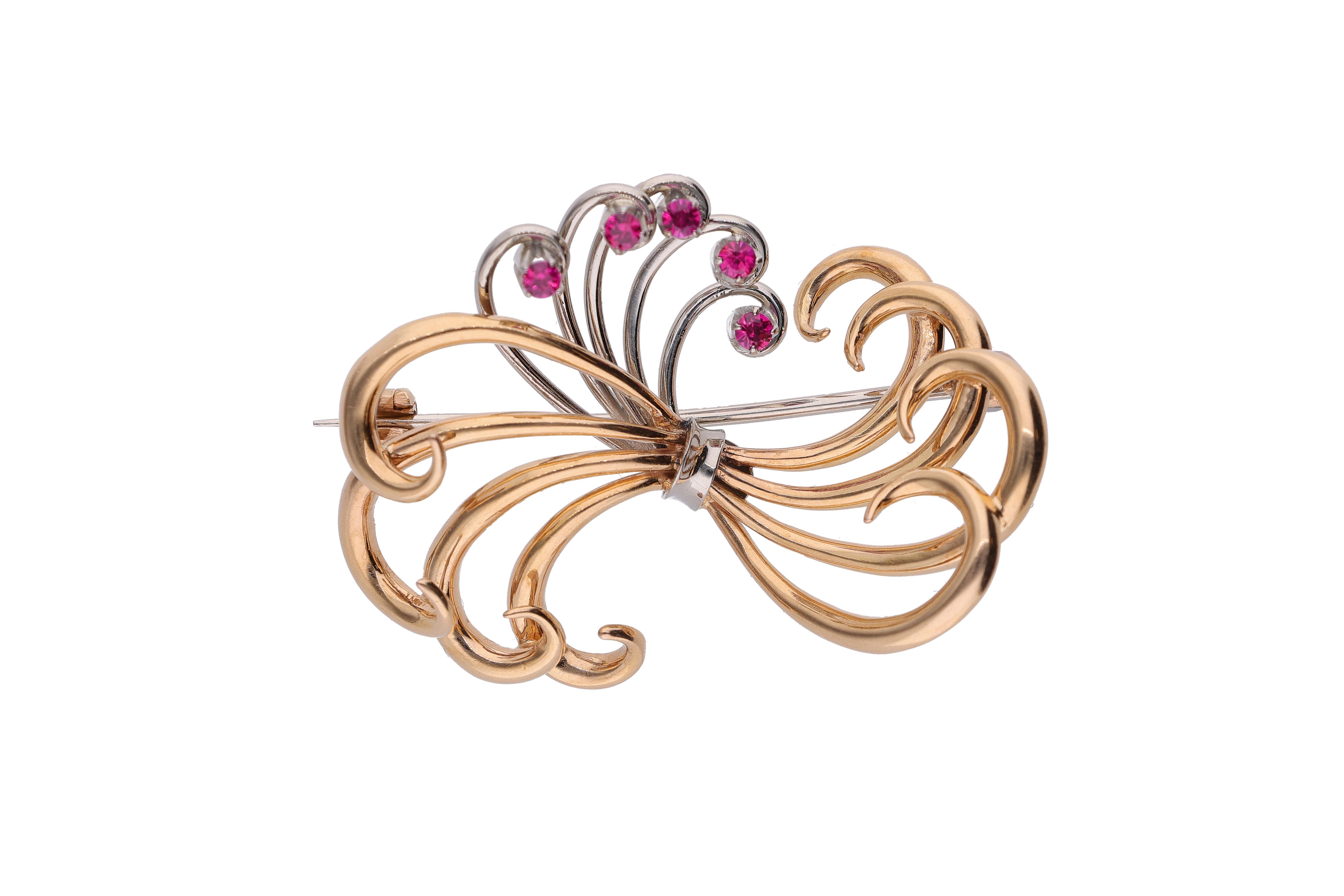 Spilla con pietre - Vintage mania