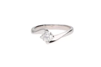 Anello con diamante - Asta Speciale Tesori d'autunno