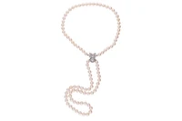 Collana di perle coltivate e diamanti - Asta Speciale Tesori d'autunno