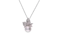 Collana e pendente con perla Mari del Sud - Asta Speciale Tesori d'autunno