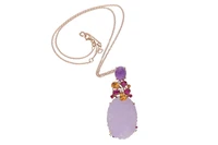 Collier con ametista, rubini, pietre e diamanti - Asta Speciale Tesori d'autunno