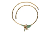 Collier con smeraldi, diamanti e diamanti colorati - Asta Speciale Tesori d'autunno