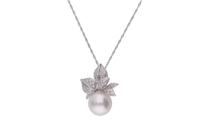 Collana e pendente con perla Mari del Sud - Asta Speciale Tesori d'autunno