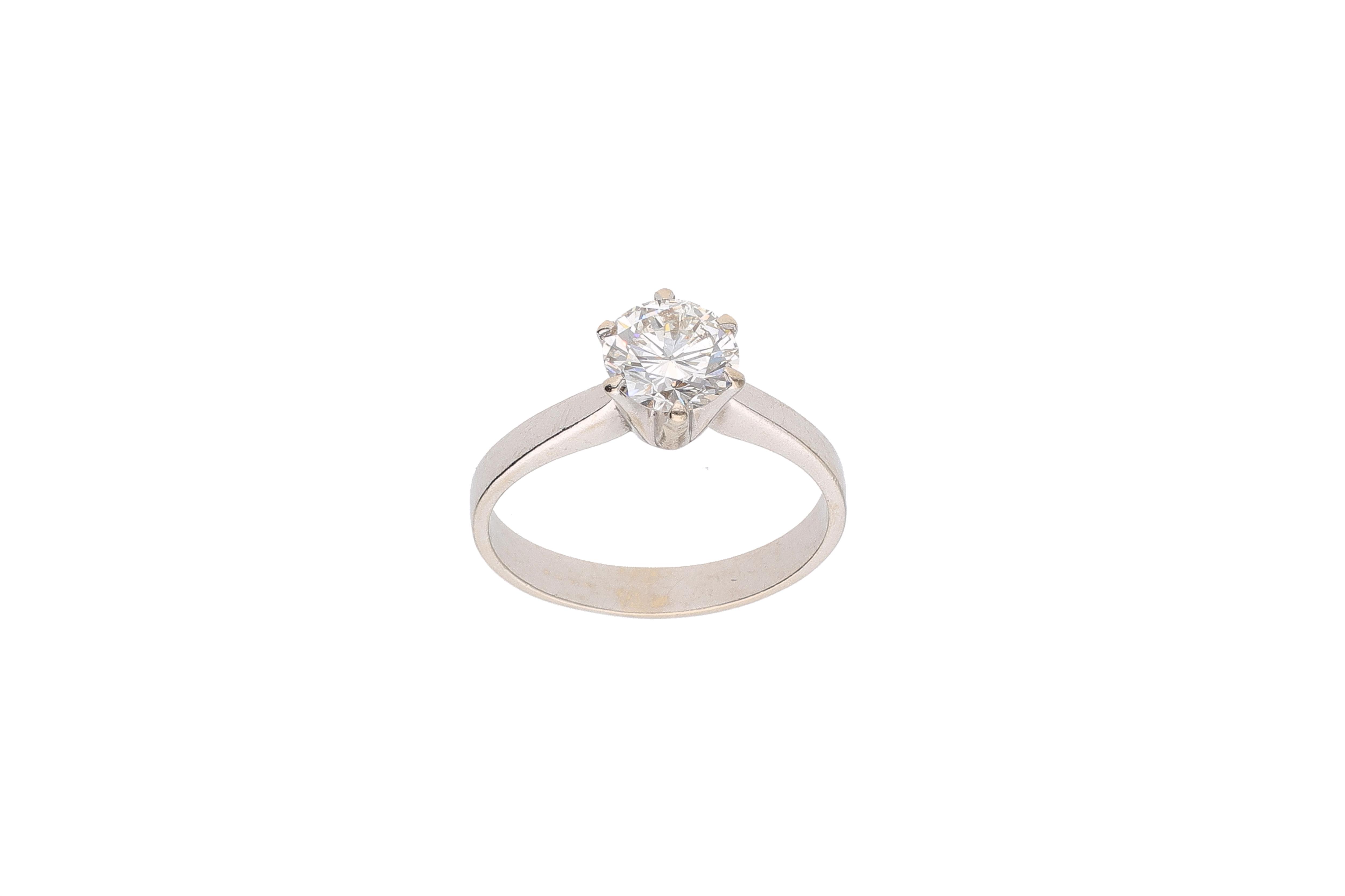 Anello con diamante - Asta Speciale Tesori d'autunno
