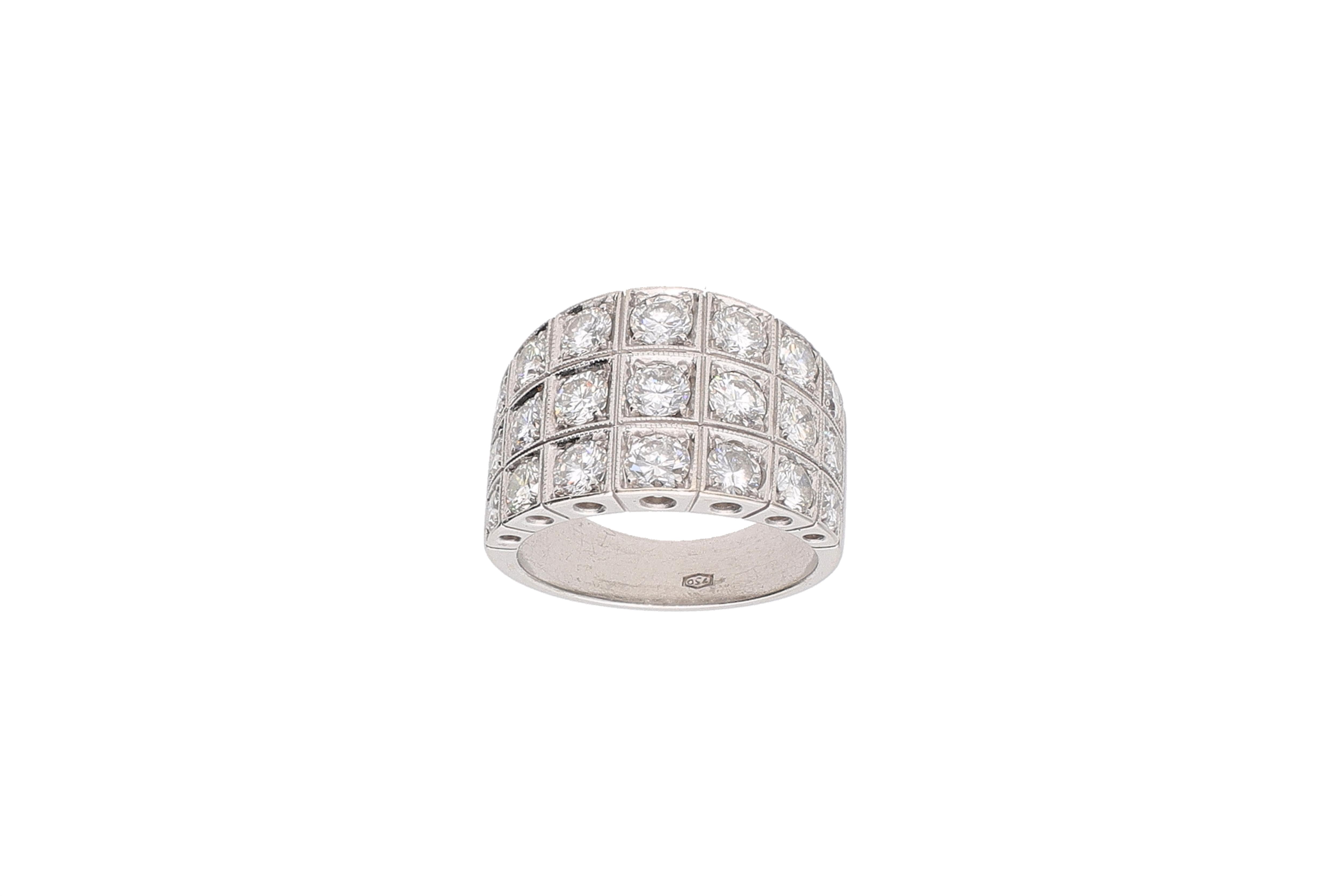 Anello con diamanti - Asta Speciale Tesori d'autunno