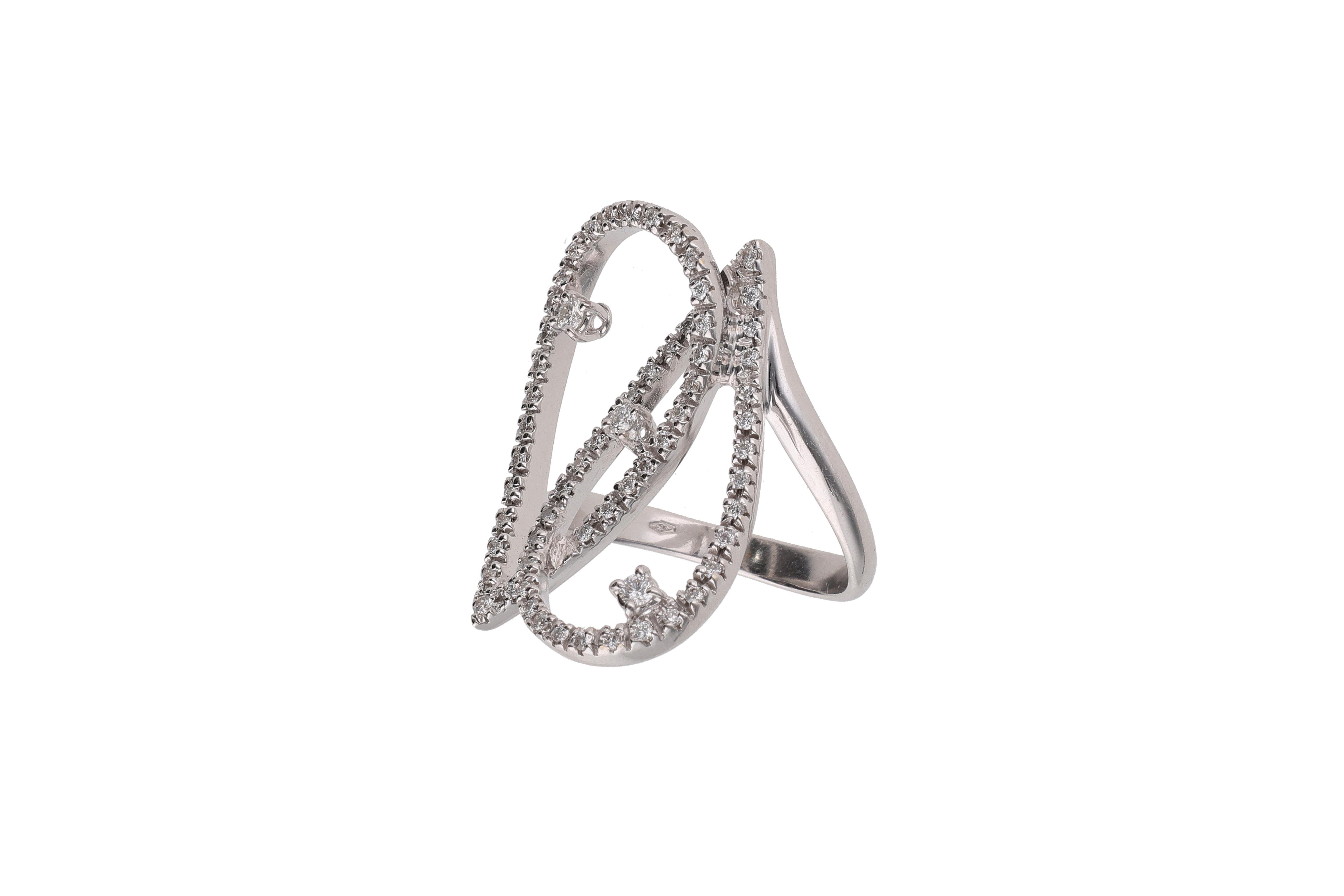 Anello con diamanti - Asta Speciale Tesori d'autunno