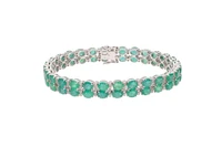 Bracciale con smeraldi e diamanti - Asta Speciale Natale