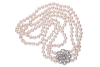 Collana di perle con chiusura di diamanti - Asta Speciale Natale