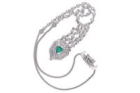 Collier con smeraldo e diamanti - Asta Speciale Natale