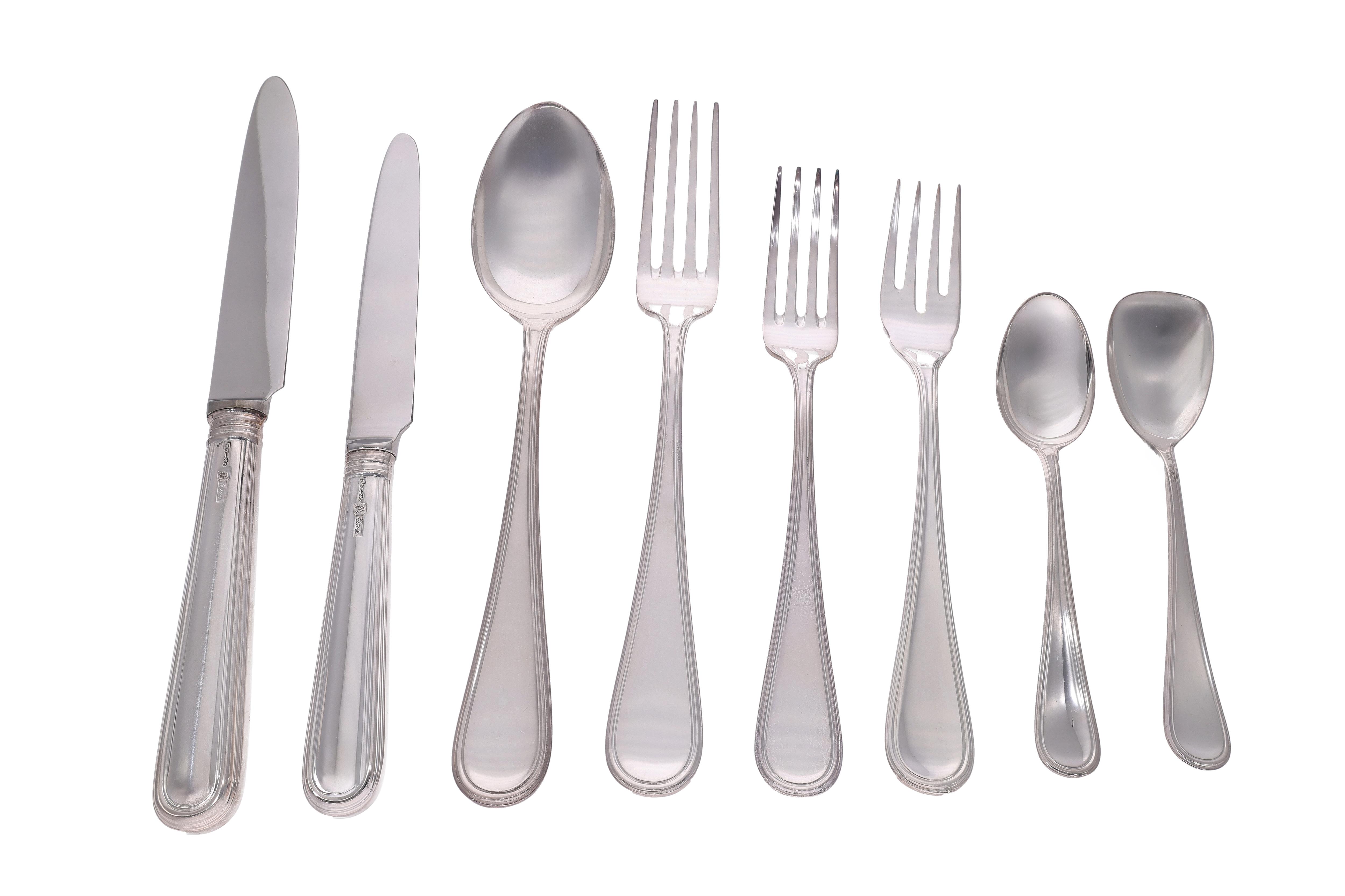 Ricci, servizio di posate - Asta Speciale Natale