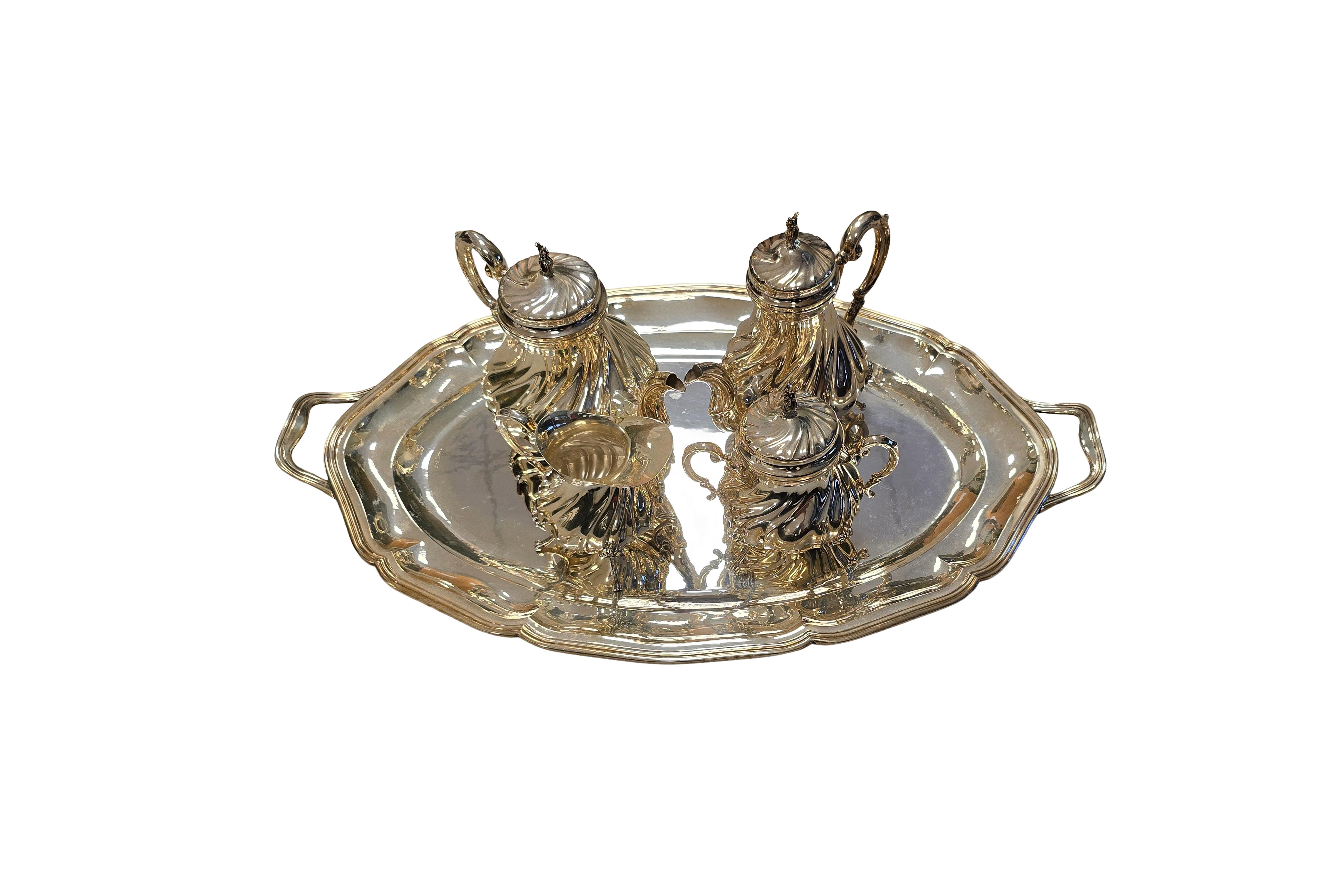 Vibec, servizio da te' - caffe' con vassoio - Asta Speciale Natale