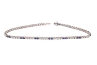 Alfieri & St. John, bracciale con diamanti, zaffiri e pietre - Asta Speciale San Valentino