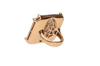 Anello con diamanti, diamanti neri e pietra - Asta Speciale San Valentino