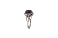 Anello con diamanti e pietra viola - Asta Speciale San Valentino