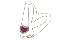Collana con diamanti, rubini e pietre - Asta Speciale San Valentino